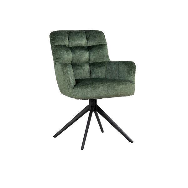 Benno Swivel Dining Chair Green